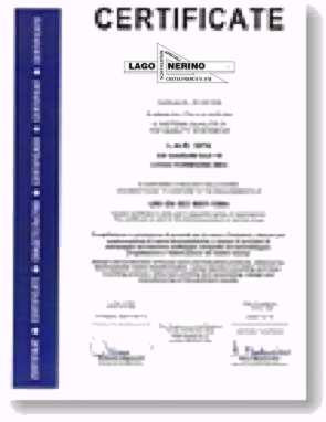 Documento di Certificazione